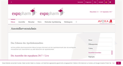 Desktop Screenshot of expopharm.fair-scout.com