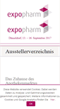 Mobile Screenshot of expopharm.fair-scout.com